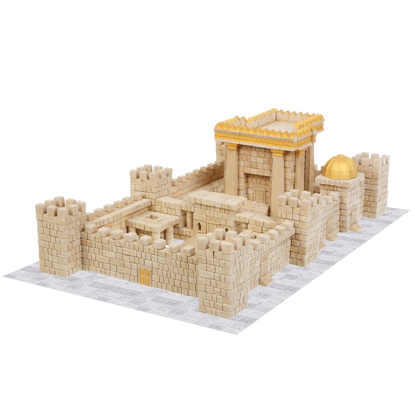 Wise Elk Mini Bricks Construction Set - Third Temple Model, 1700 pcs