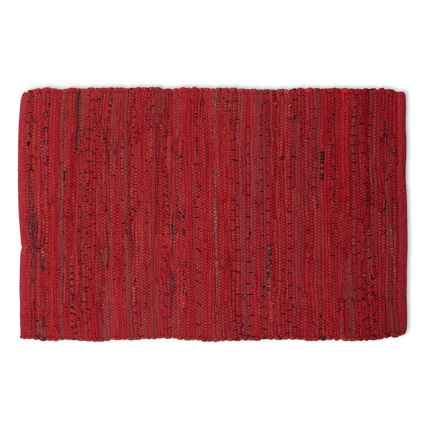 Contemporary Home Living 20&#x22; x 31.5&#x22; Multi Wine Red Modern Style Rag Rug