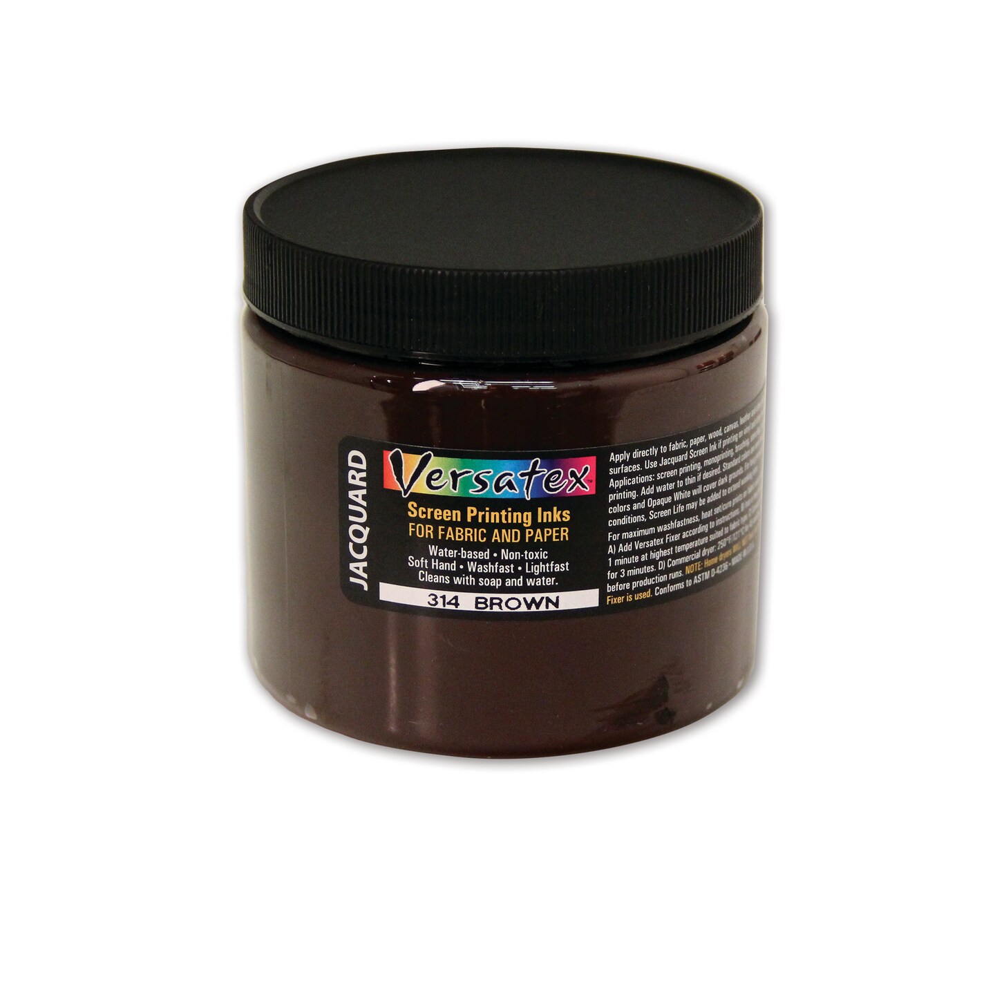 Jacquard Versatex Screen Printing Ink, 16 oz., Brown