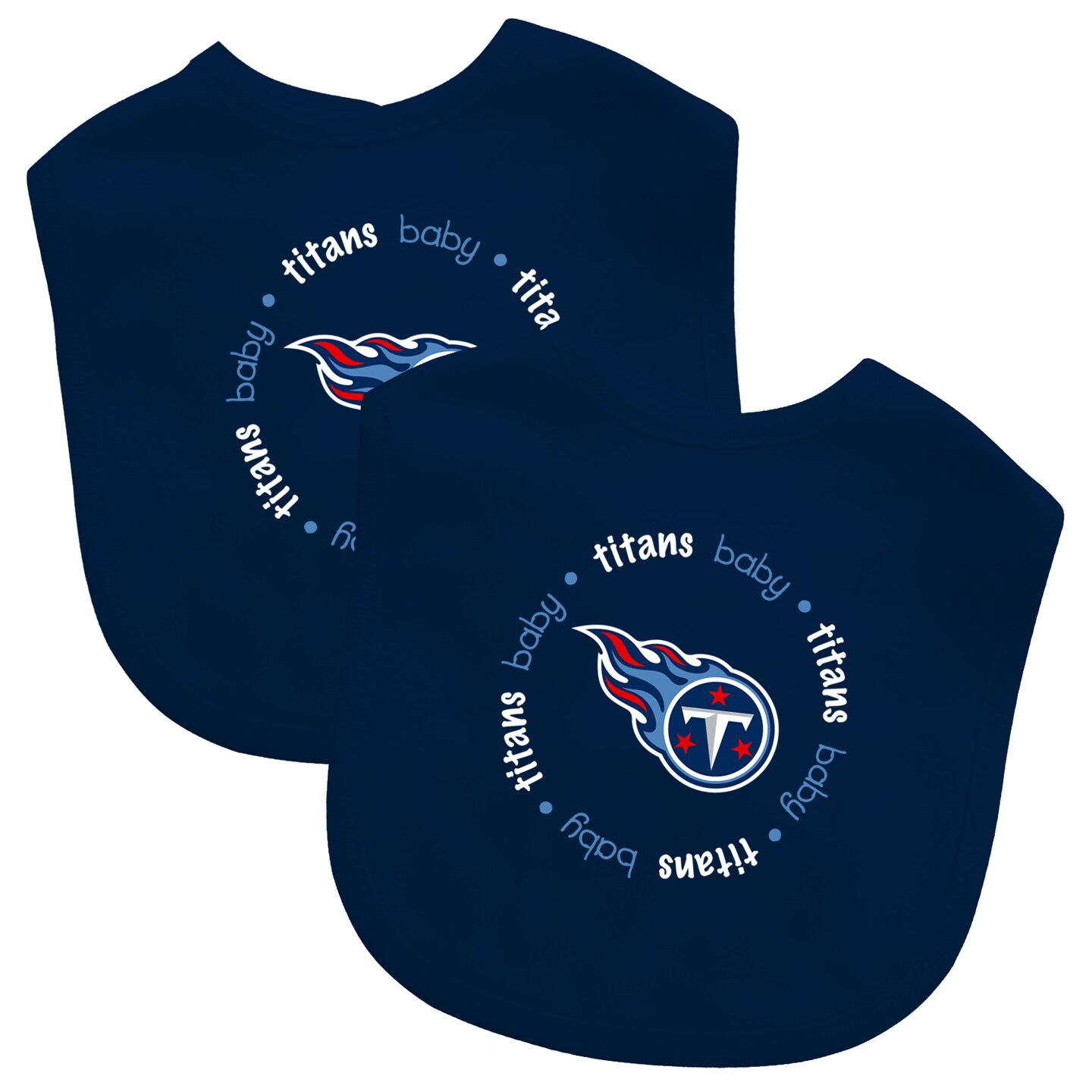 Baby Fanatic Officially Licensed Unisex Baby Bibs 2 Pack - NFL Tennessee  Titans Baby Apparel Set
