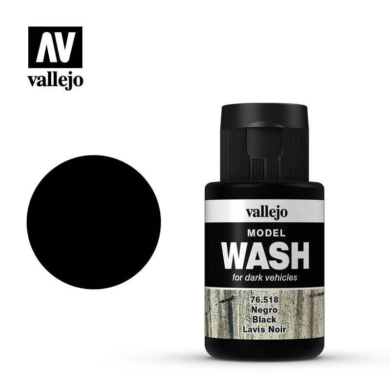 Vallejo Wash 73.301 Dipping Formula Black 200ml