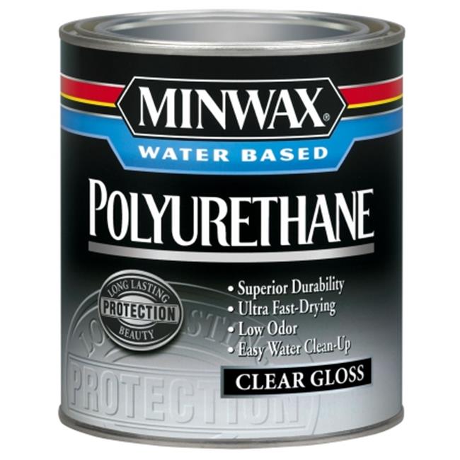 Minwax 1 Quart Minwax Water Based Gloss Polyurethane