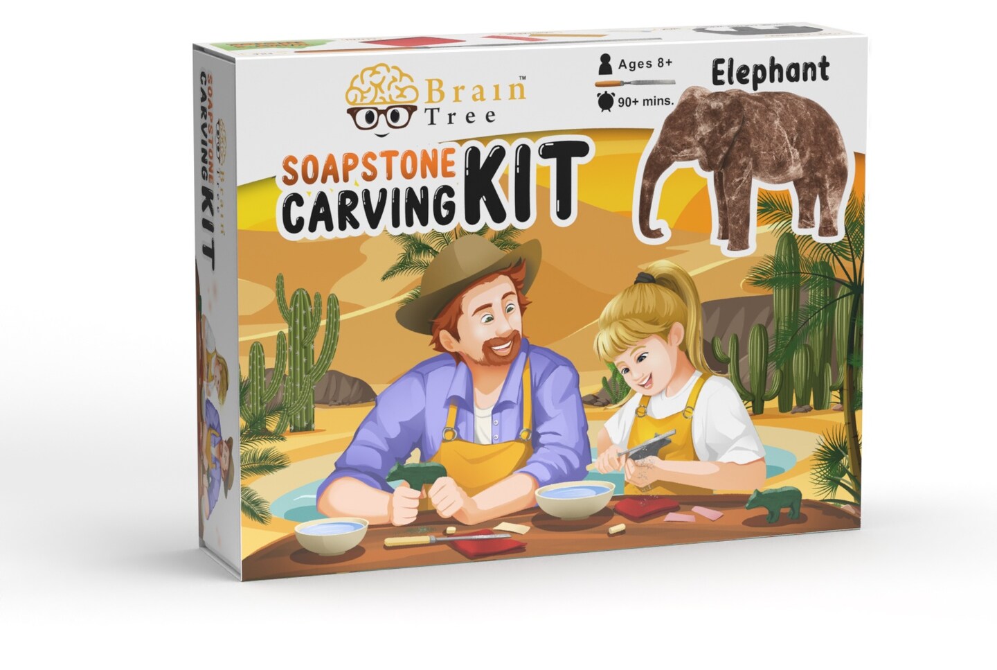 Brain Tree Soapstone Carving KitElephant Michaels