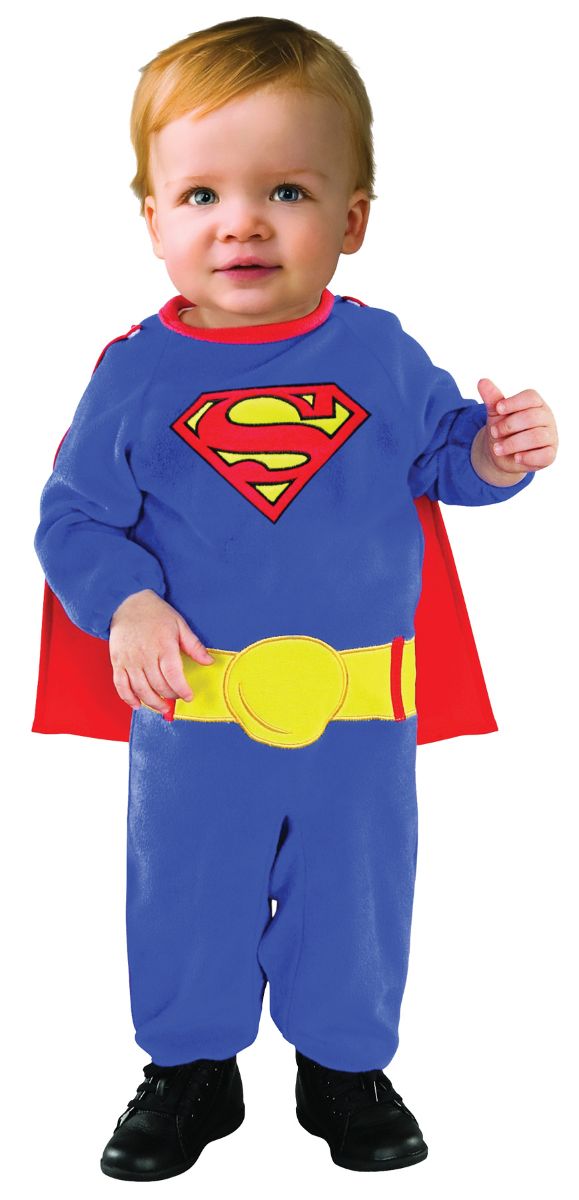 The Costume Center Blue and Scarlet Red Superman Toddler Boy Halloween Costume