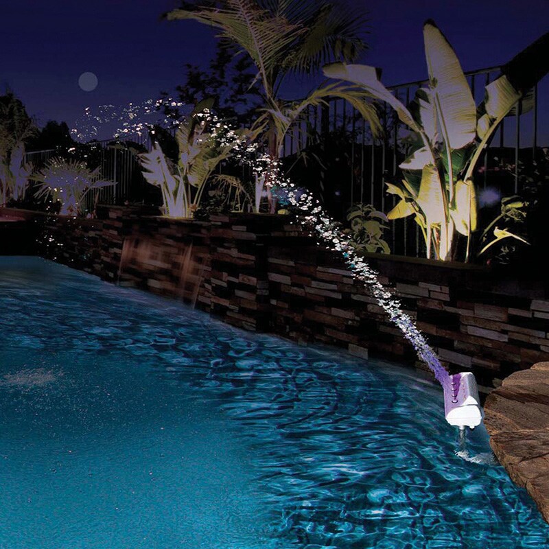 Northlight LED Lighted Cascade Waterfall Swimming Pool Fountain - 17"