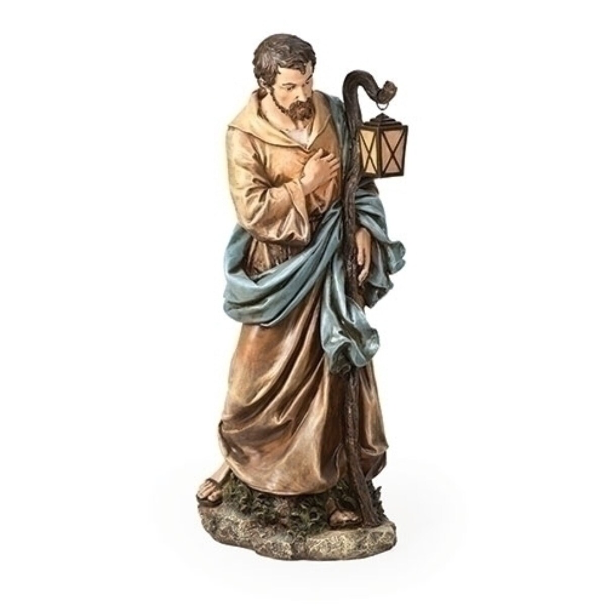 Roman 38&#x22; Painted St. Joseph Christmas Statue