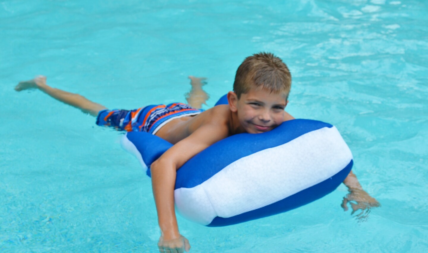 The Pool Supply Shop 24&#x22; Sky Mini Size Float Assistant Swimming Pool Pillow