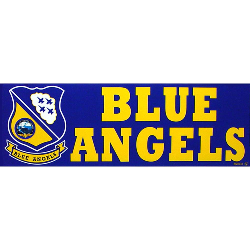 U.S. Navy Blue Angels Bumper Sticker 3-1/4&#x22;X9&#x22;