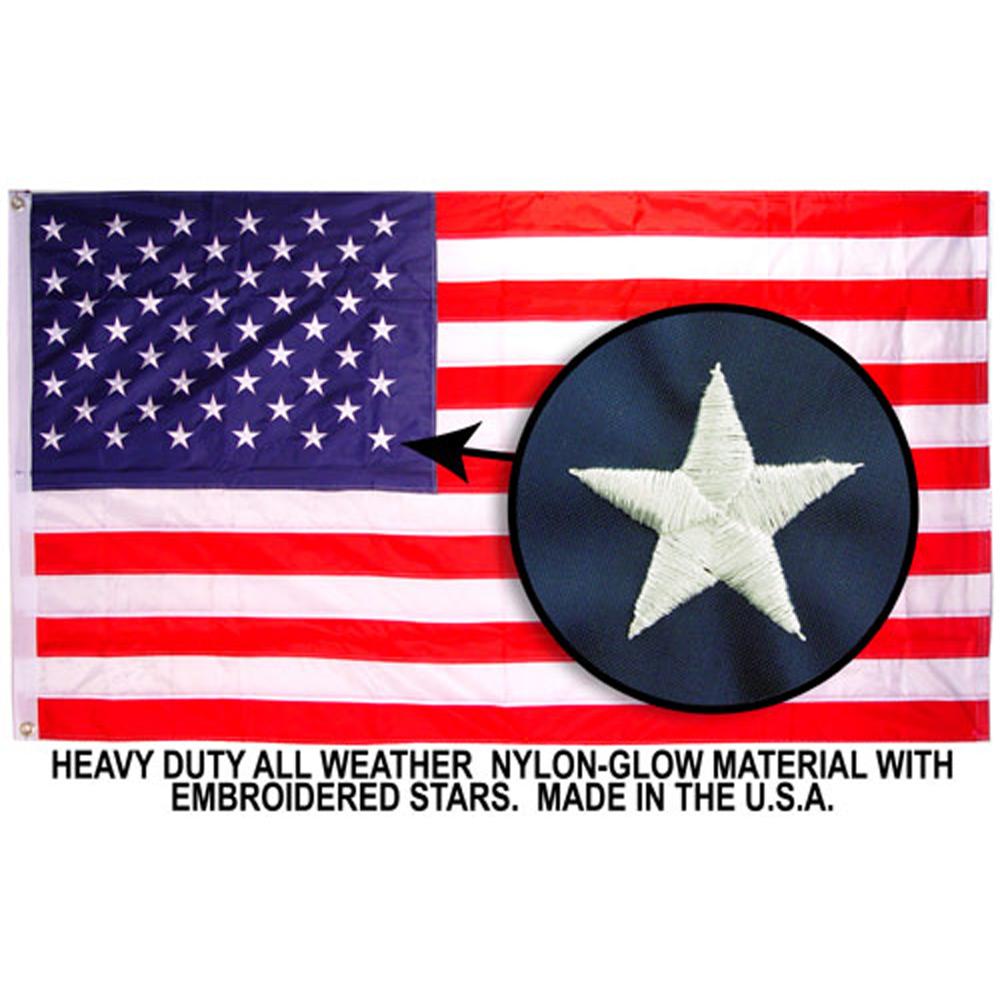 American Flag with Grommets 2ft x 3ft