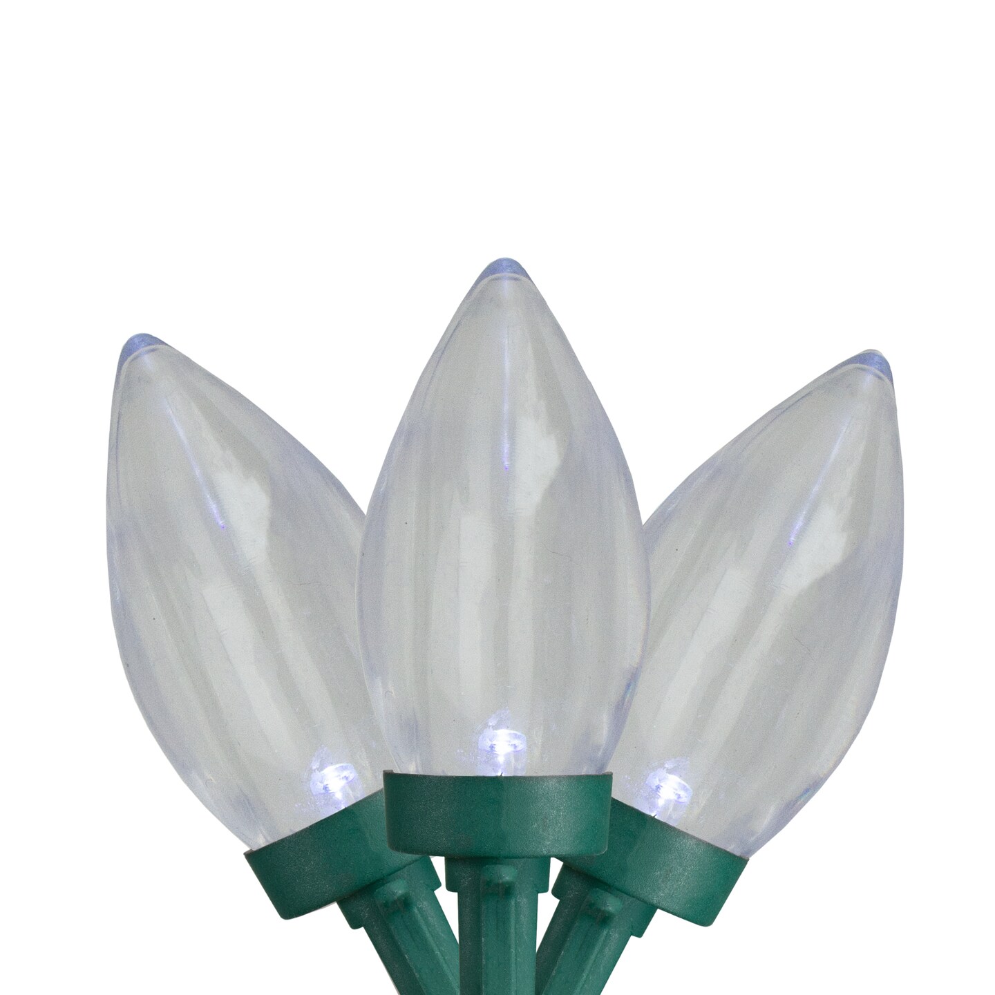 Northlight LED C9 Christmas Lights - Pure White - 20.25&#x27; Green Wire - 50ct