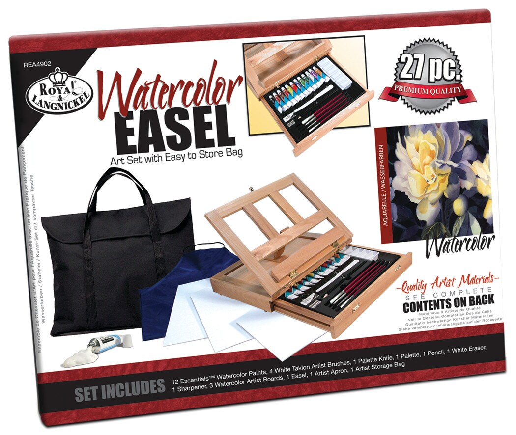 Royal Brush Watercolor Easel Set with Storage Bag