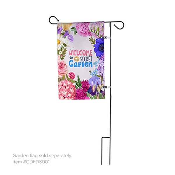 Iron Garden Flag Pole 35&#x22; Tall
