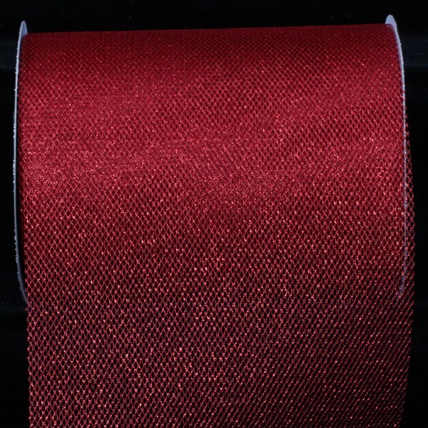 The Ribbon People Red Imperial Tulle Craft Ribbon 6&#x22; x 27 Yards