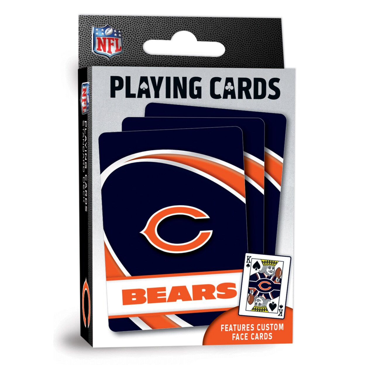 Masterpieces   Officially Licensed NFL Chicago Bears Playing Cards - 54 Card Deck for Adults