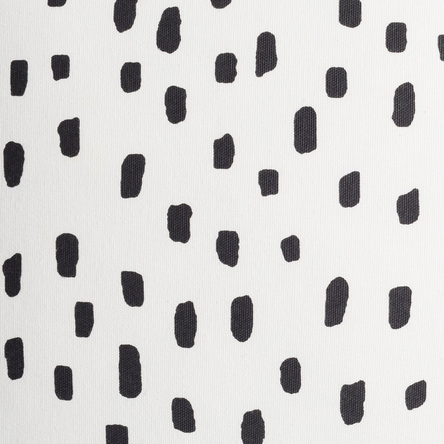 Tiwari Home 18&#x22;  White and Black Dalmatian Print Square Woven Throw Pillow - Polyester Insert