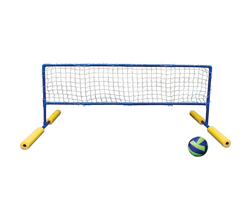 Swim Central 70&#x22; Blue and Yellow Super Water or Swimming Pool Volleyball Net and Ball