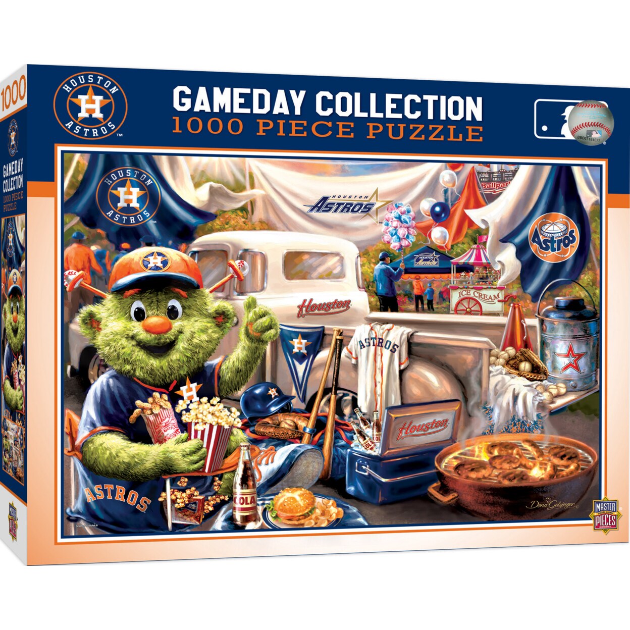 Masterpieces   1000 Piece Jigsaw Puzzle - MLB Houston Astros Gameday
