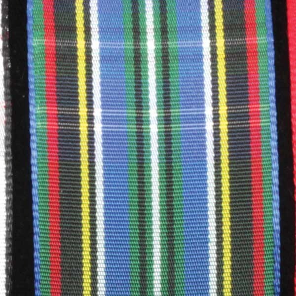 The Ribbon People Blue and Green Striped Liberty Tartan Wired Craft Ribbon 1.5&#x22; x 22 Yards