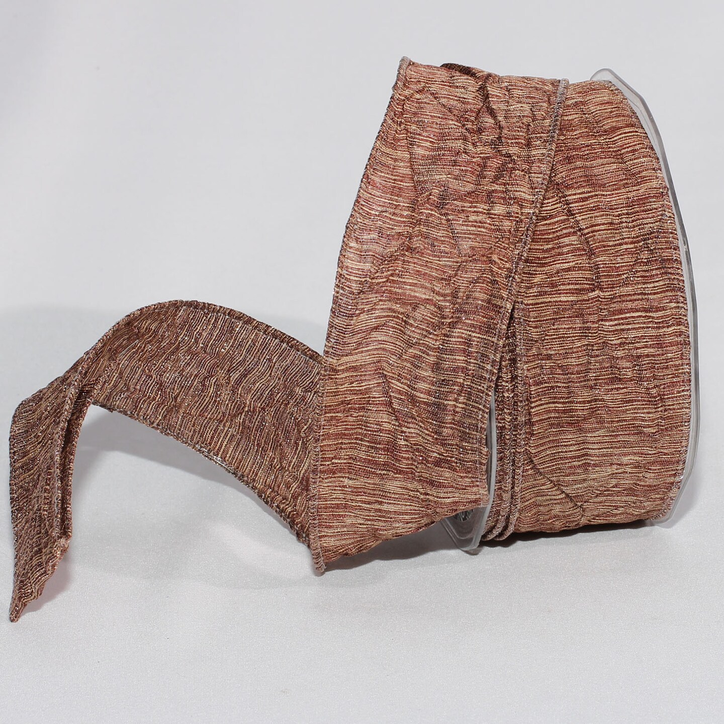 The Ribbon People Chocolate Brown Silky Wired Craft Ribbon 1.5&#x22; x 88 Yards