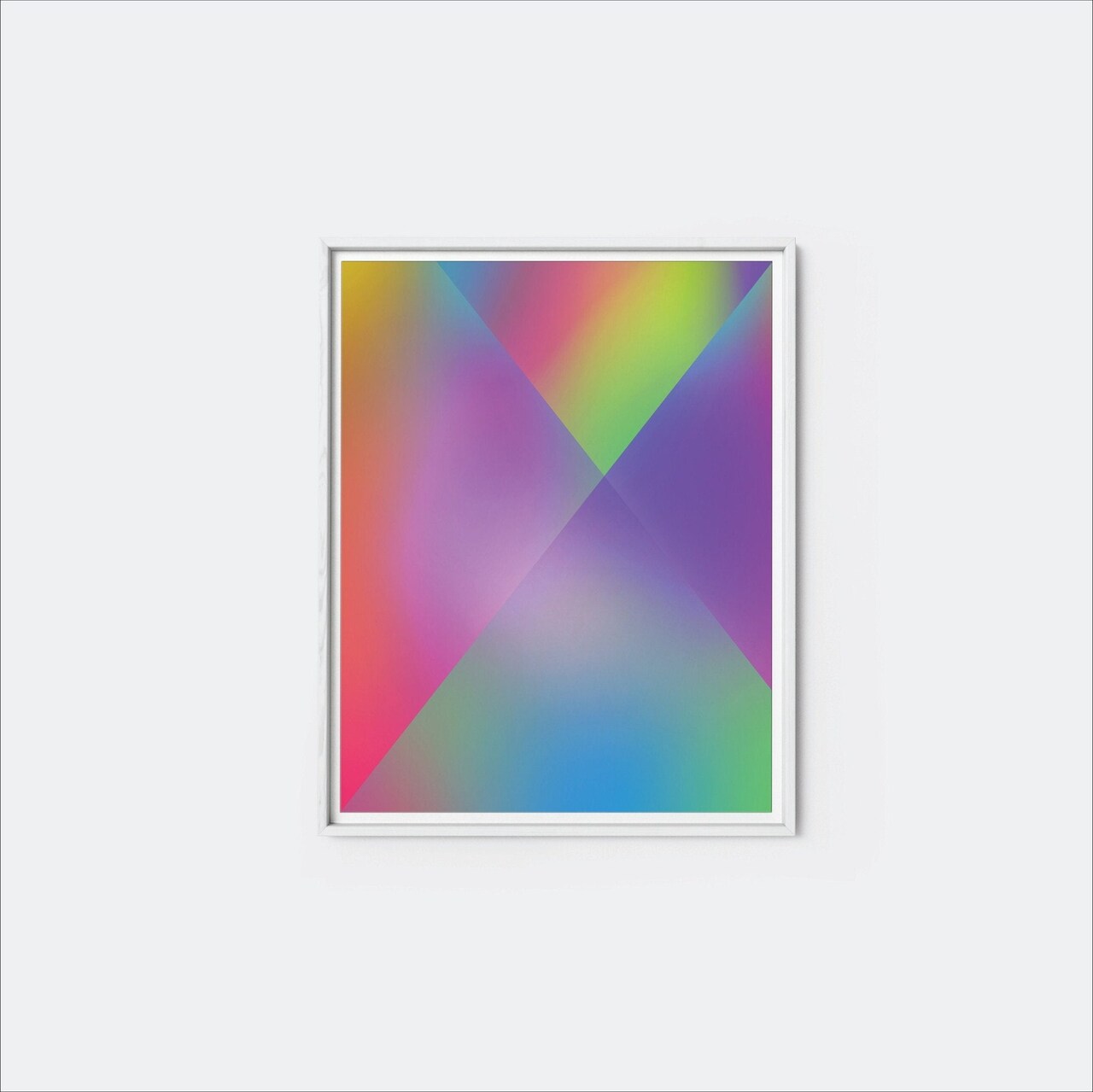 Color Fade Art Print No. 4, Modern Art, Size: 16x20 Inches, Model ...