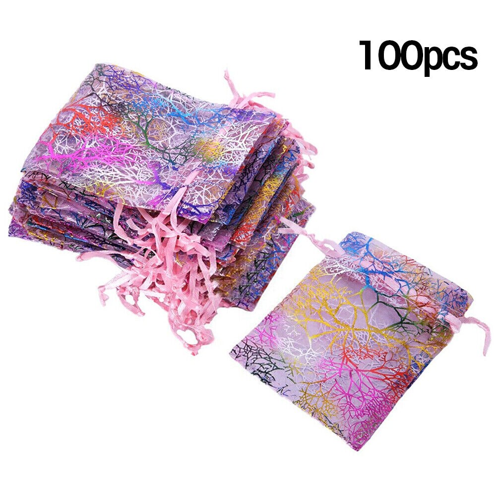 Kitcheniva 5&#x22;x7&#x22; Large Organza Gift Bags Wedding Favor Party Pouches