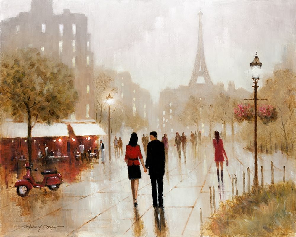 Romantic Stroll Poster Print by E. Anthony Orme - Item # VARPDX40031