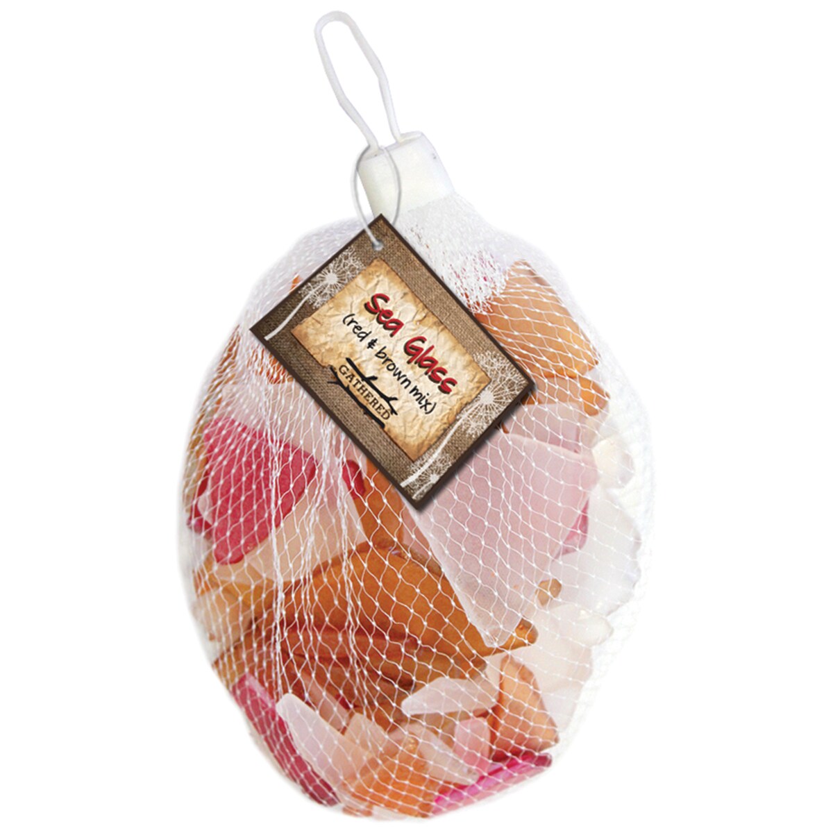 Bci Crafts Gathered Sea Glass 12.5Oz-Red &#x26; Brown