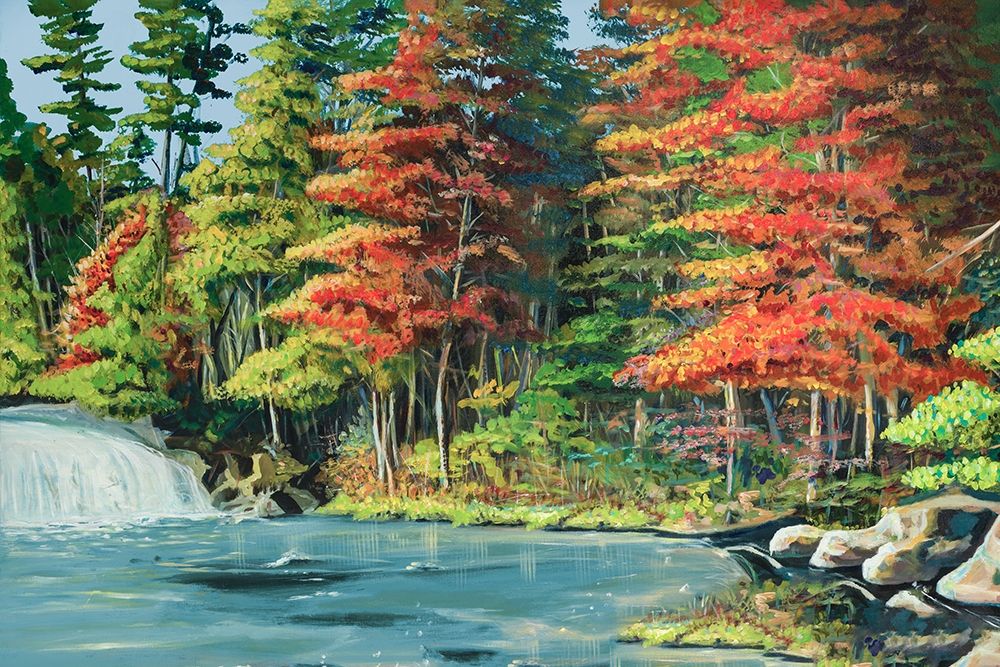 Running River II Poster Print by Andy Beauchamp # 15262A