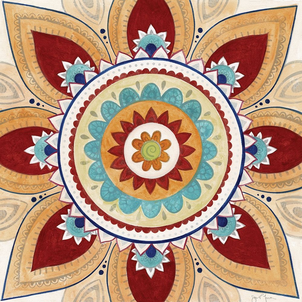 Jeweled Mosaic Poster Print by Tava Studios - Item # VARPDX17496