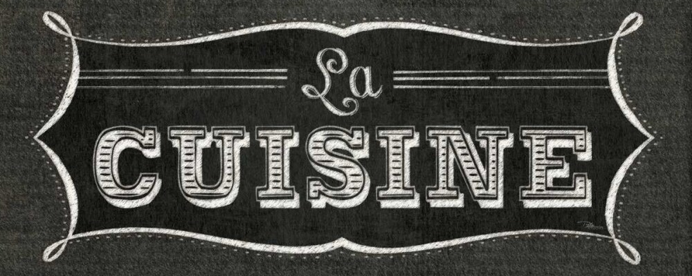 La Cuisine Chalk II Poster Print by Pela Studio - Item # VARPDX12972