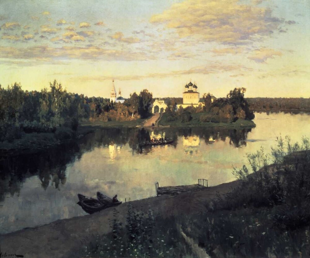 Evening Bells, 1892 Poster Print by Isaac Levitan - Item # VARPDX132059