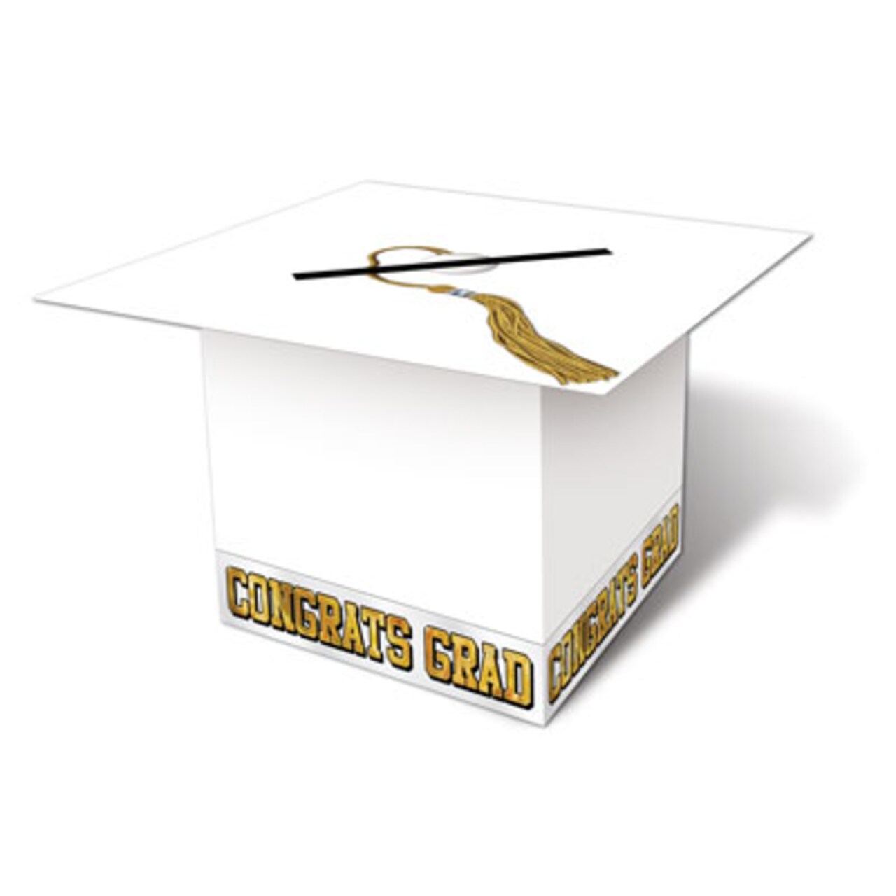 Grad Cap Card Box-White | Michaels