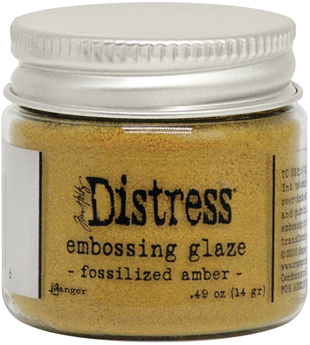 Tim Holtz Distress Embossing Glaze -Fossilized Amber