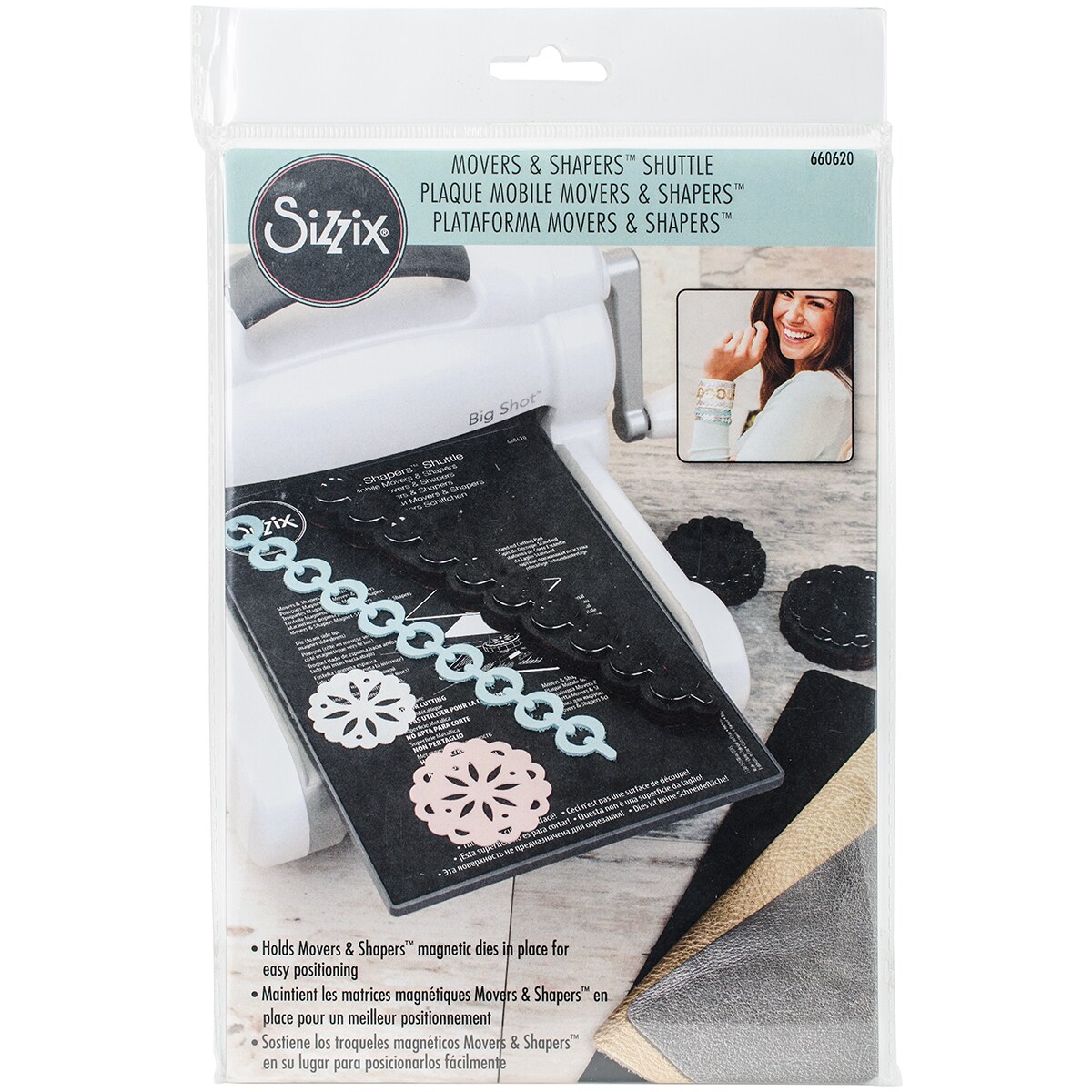 Sizzix Movers &#x26; Shapers Shuttle-Leather Jewelry