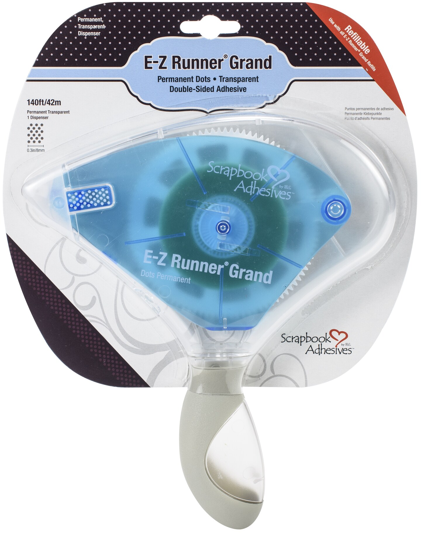 Scrapbook Adhesives E-Z Runner Grand Adhesive-Permanent, .3&#x22;X140&#x27;