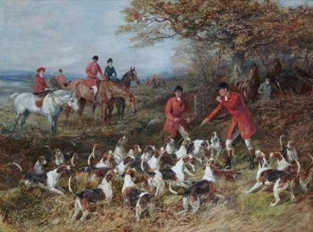Hunters and Hounds Poster Print by Heywood Hardy - Item # VARPDX458673
