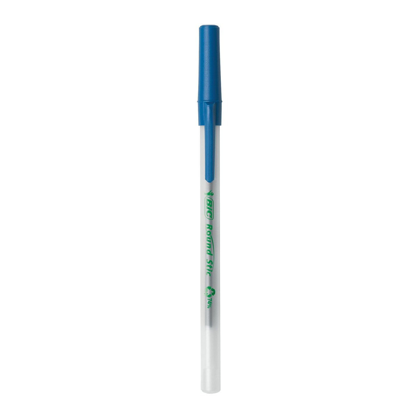 BIC Ecolutions Round Stic Ballpoint Pens, Medium Point (1.0mm), 200-Count Pack,Pens Made from 97% Recycled Plastic