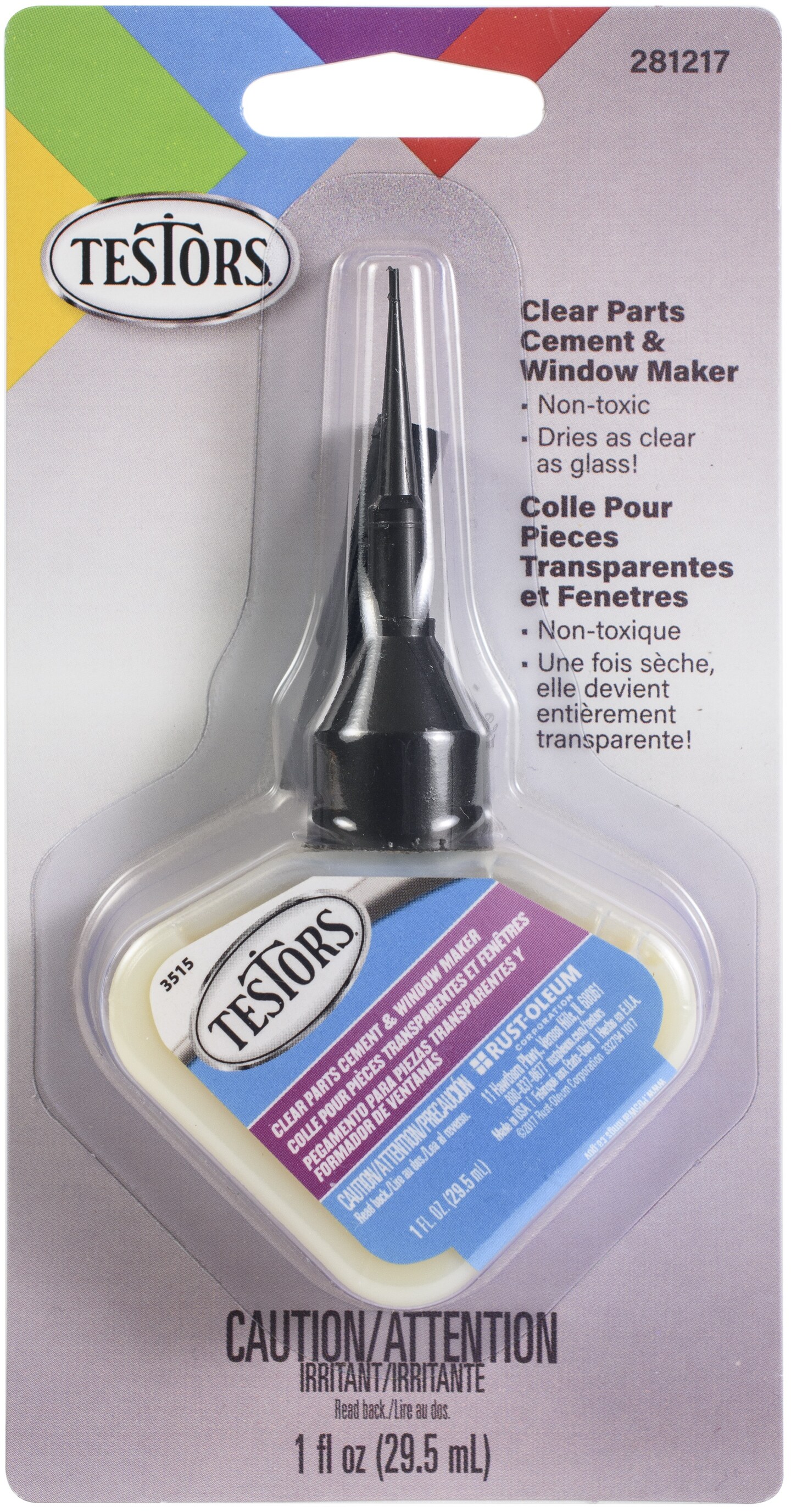 Testors Clear Parts Cement1Oz Michaels
