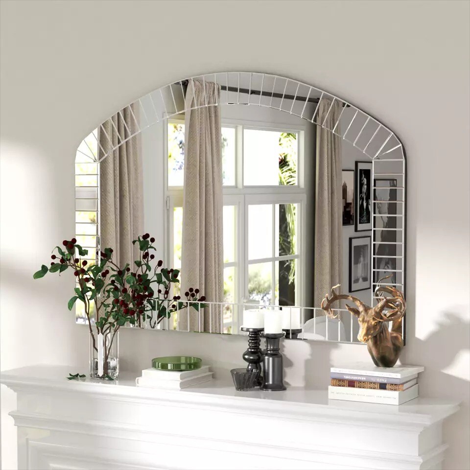 Decorative Wall Mirror Grecian Venetian Accent Mirror Bedroom Living Room Decor