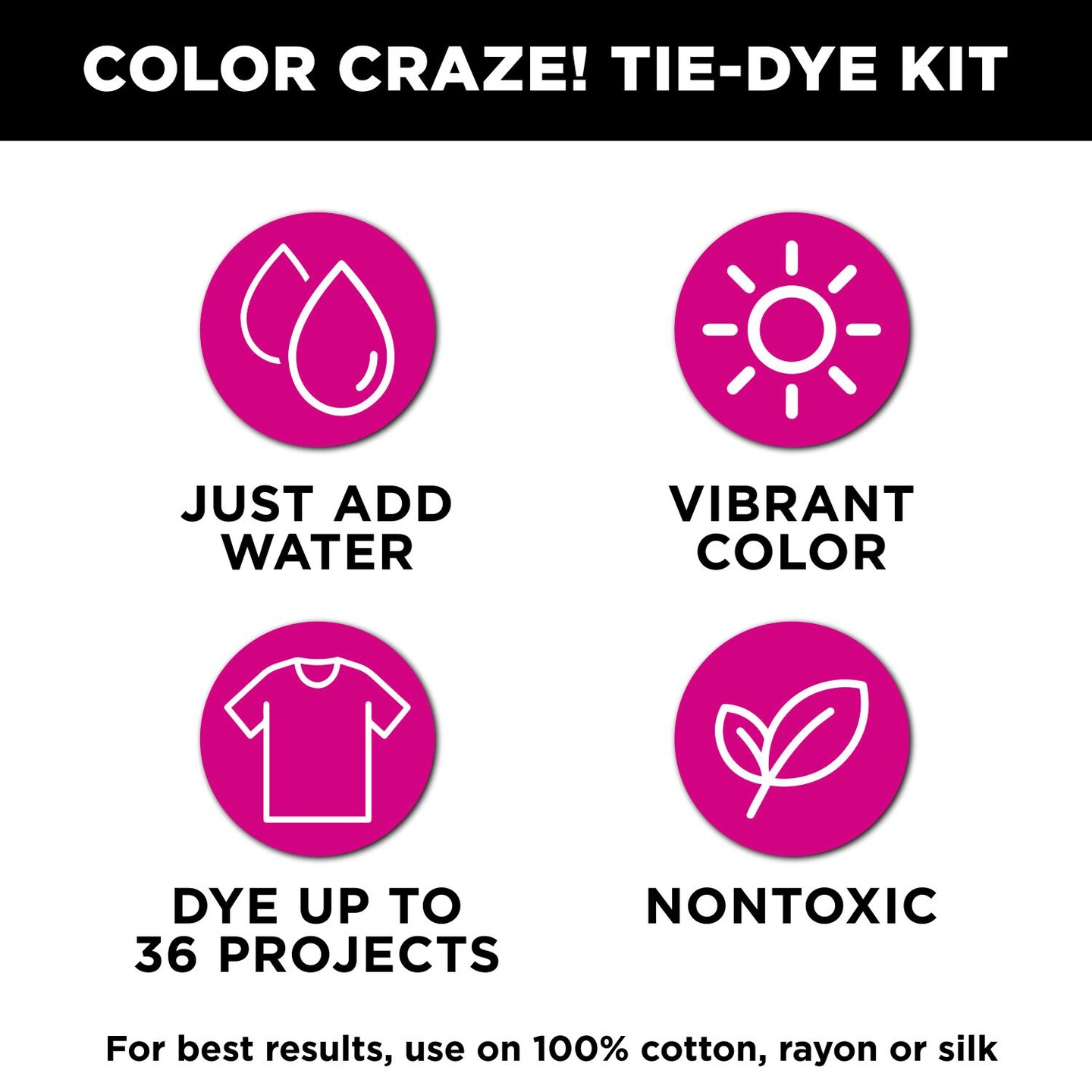 Tulip Color Craze! 12-Color Tie-Dye Kit