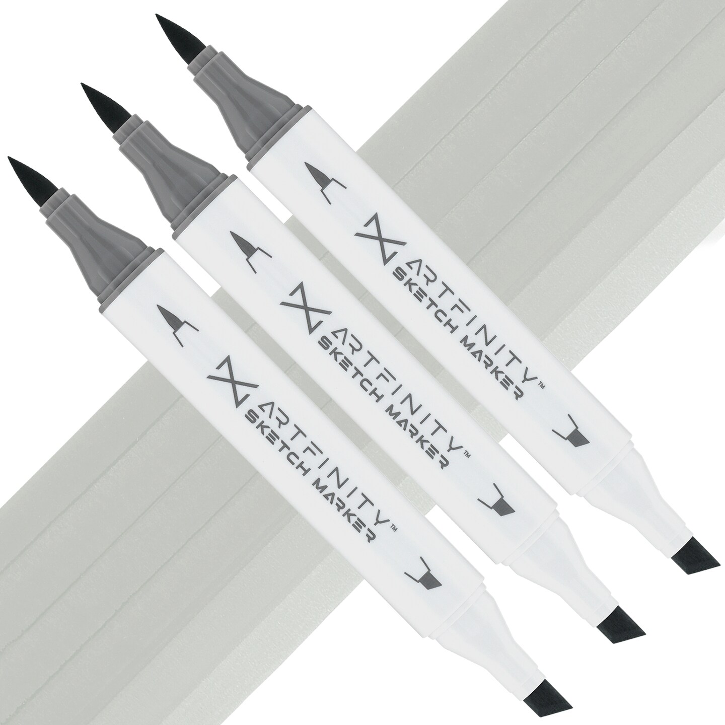 Artfinity Sketch Marker Sets - Set of 3 - Ocean Mist G9-2, Vibrant, Professional, Dye-Based Alcohol Markers for Artists, Drawing, Travel, &#x26; More