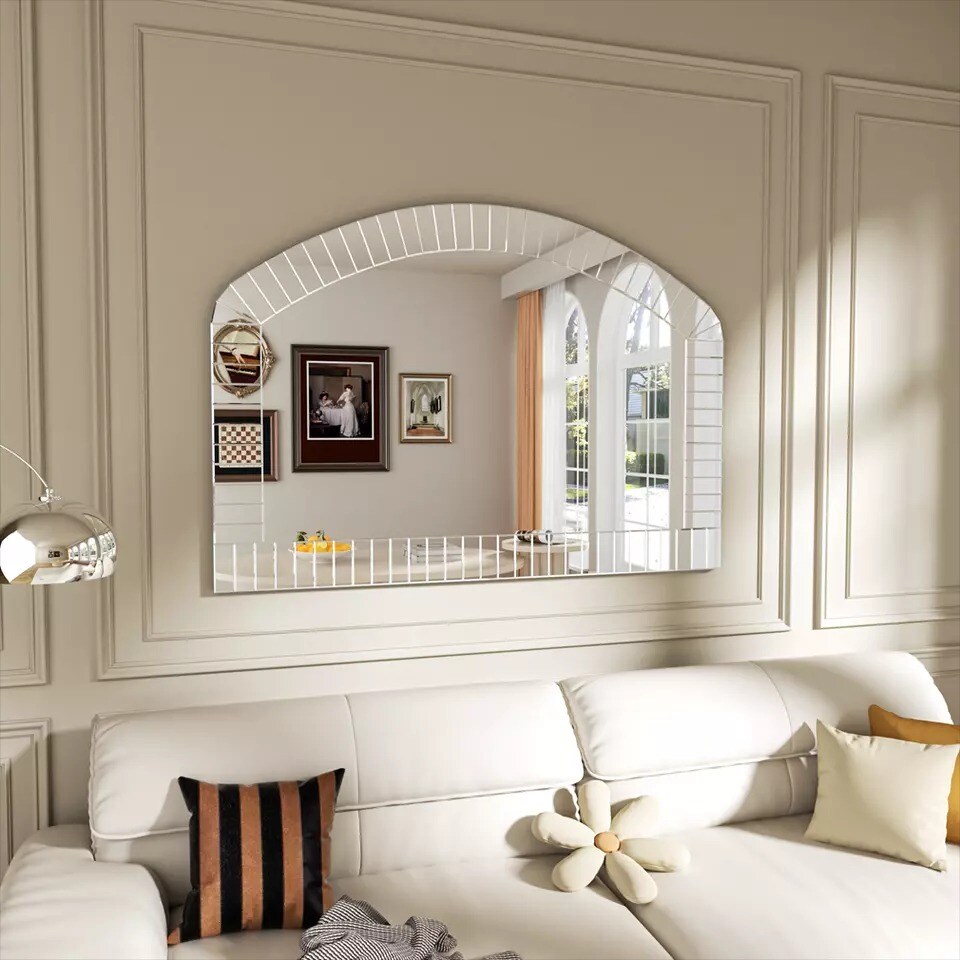 Decorative Wall Mirror Grecian Venetian Accent Mirror Bedroom Living Room Decor
