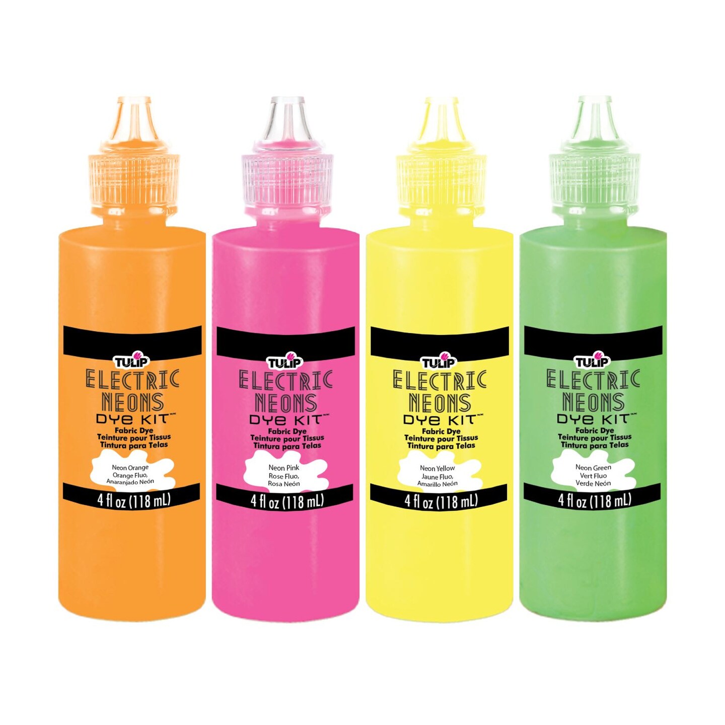 Tulip Electric Neons 16 fl. oz. 4-Color Dye Kit