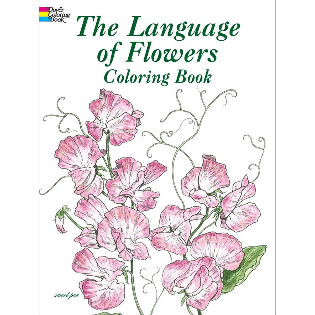 The Language Of Flowers Coloring Book-Softcover
