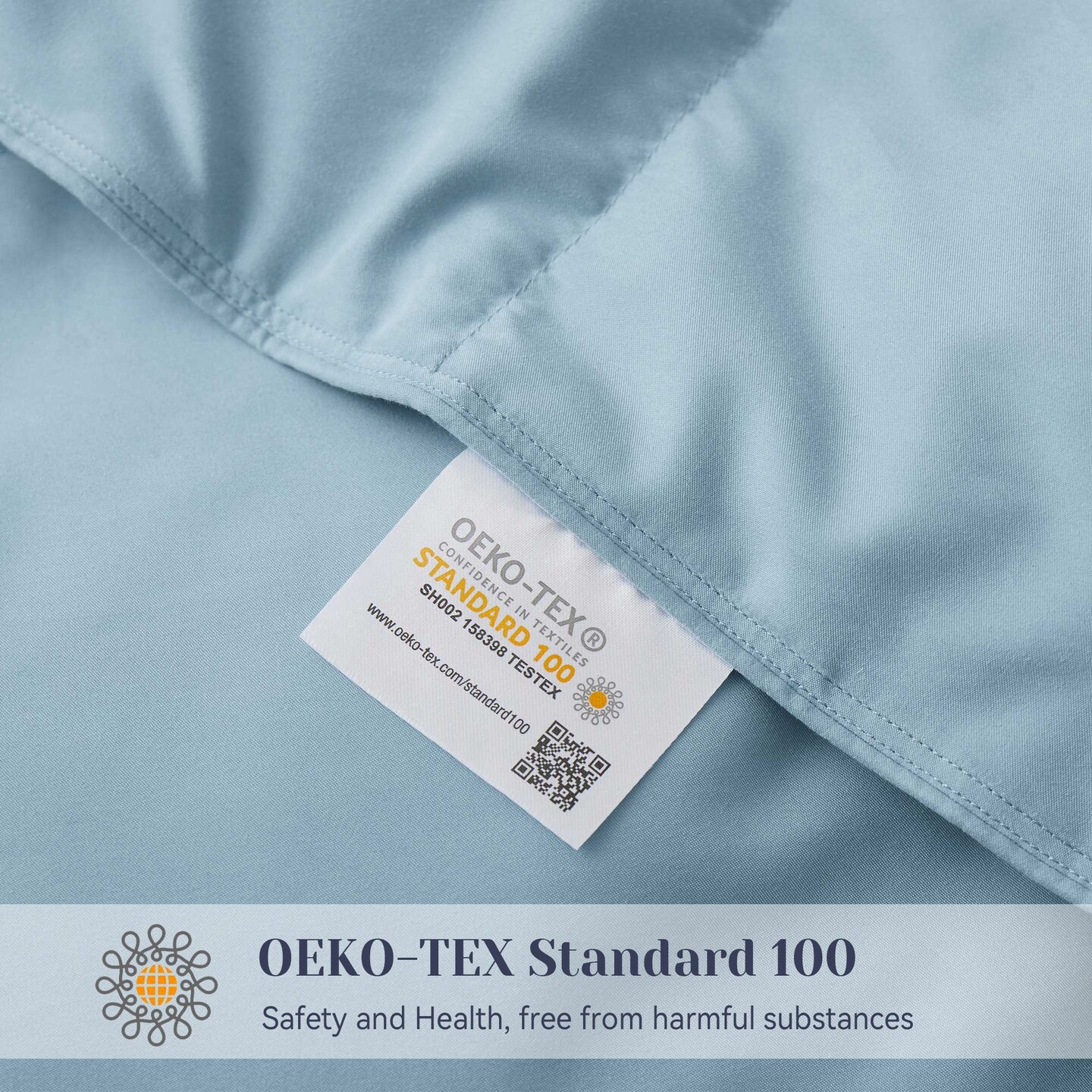 Lightweight King Size Down Blanket Steel Blue 95% Feather Fiber Comforter