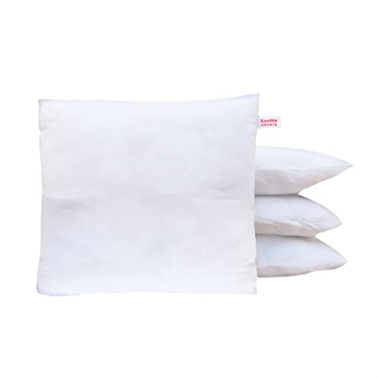 Throw Pillow Inserts (Set of 4, White), 18 X 18 Inches Pillow Inserts for  Sofa