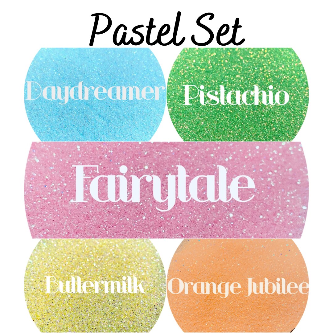 Glitter Pastel Set by Glitter Heart Co.&#x2122;