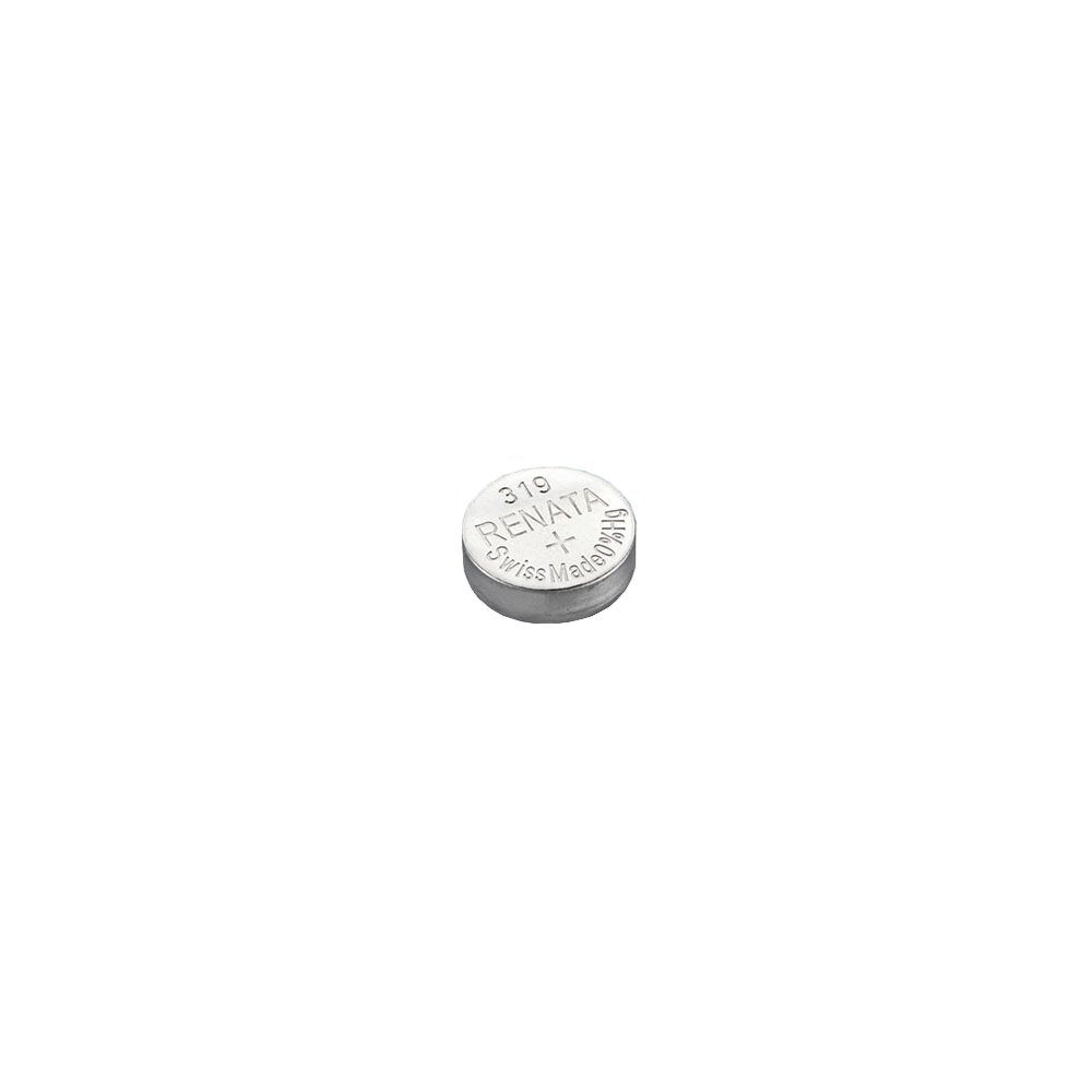 RENATA 319 Non-rechargeable Battery, Watch, Single Cell, Silver Oxide, 21 mAh, 1.55 V, SR64, Flat Top (1 piece)