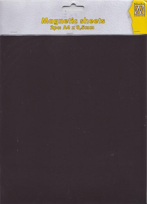 Nellie&#x27;s Choice A4 magnetic sheets 0,5 mm 2 pcs/pkg