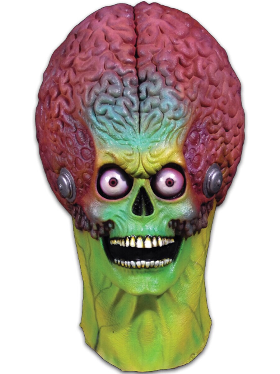 Mars Attacks Soldier Martian Full Mask Costume Accessory